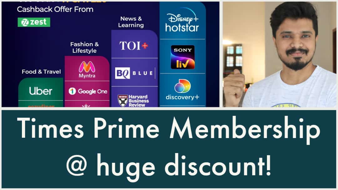 Times Prime Membership with ₹ 300 Discount!